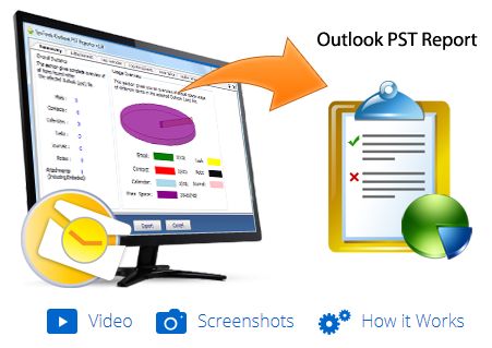 SysTools Outlook PST Reporter